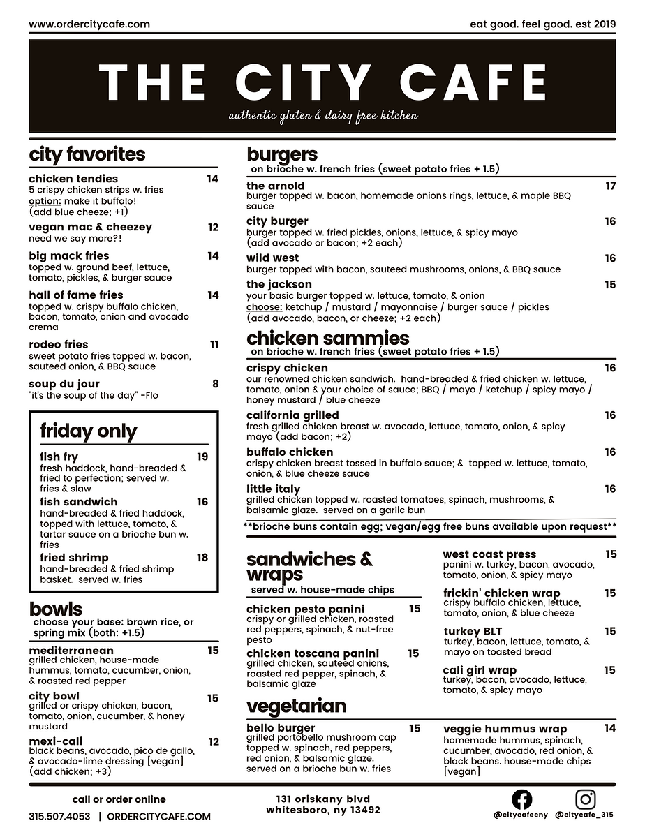 Restaurant Menu City Cafe restaurant-menu-city-cafe